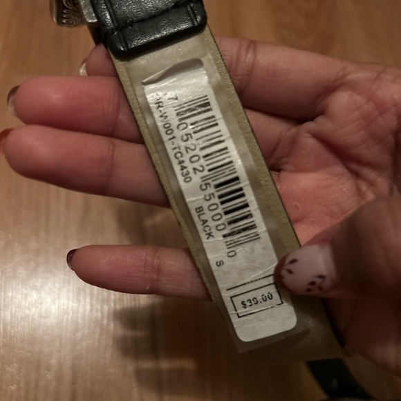 Double buckle western leather belt - Picture 4 of 4